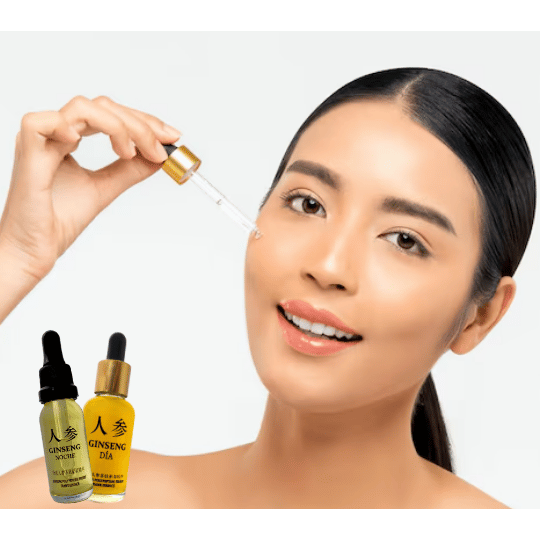 Ginseng Renew™ — Sérum Facial Antiedad Día & Noche con Raíz de Ginseng